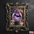 Goth Bat Fine Art Print,  Dark Academia, Goth Wall Decor, Gothic Gallery Wall, Halloween Decor