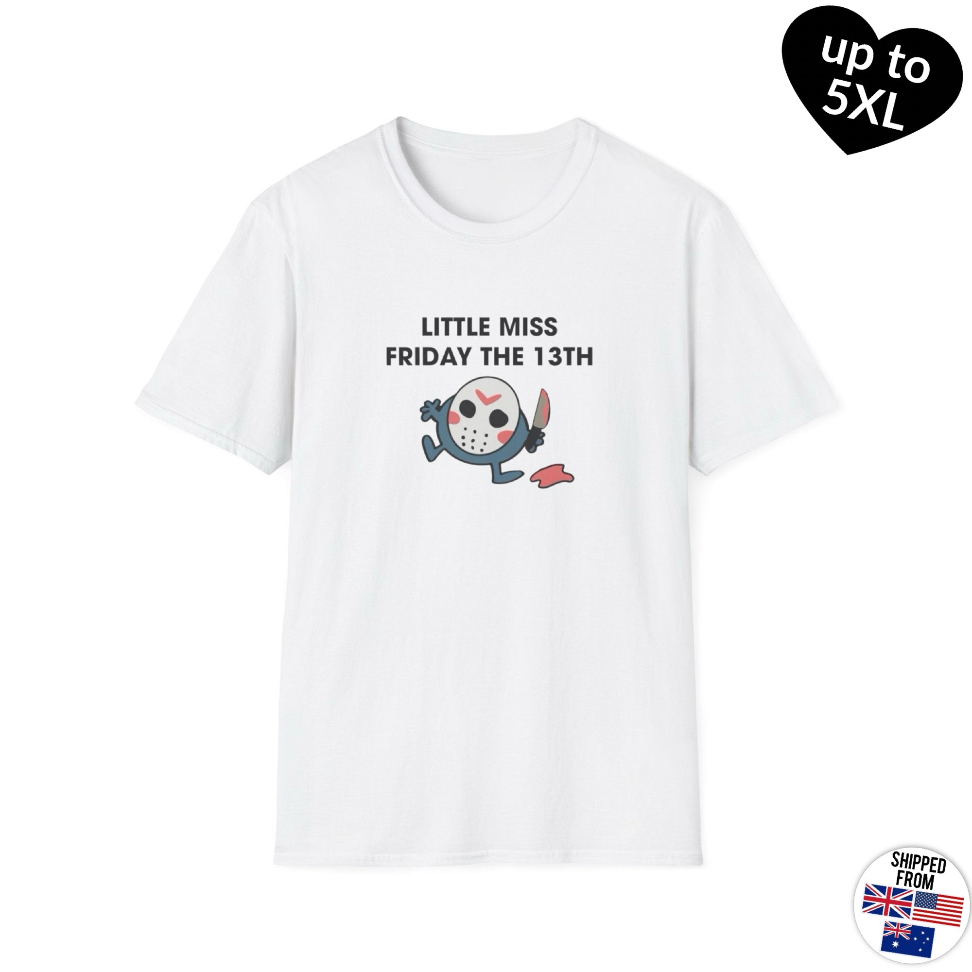 Little Miss Friday the 13th, T-Shirt, up to 5XL, Jason Voorhees, horror movies