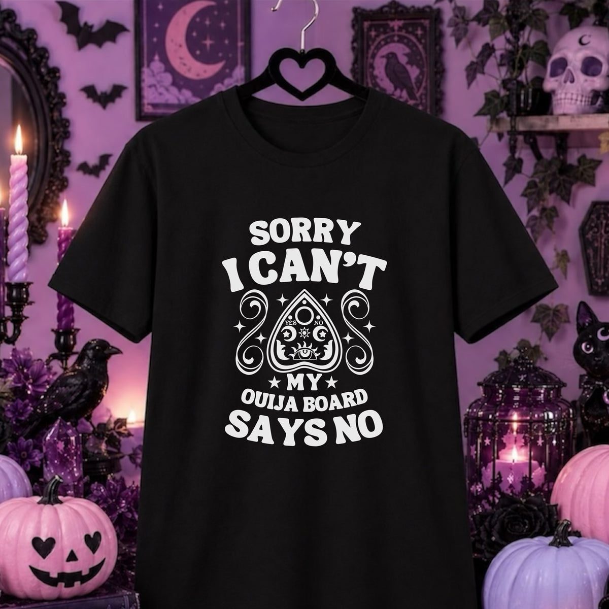 My Ouija Board says NO, Halloween Softstyle T-Shirt