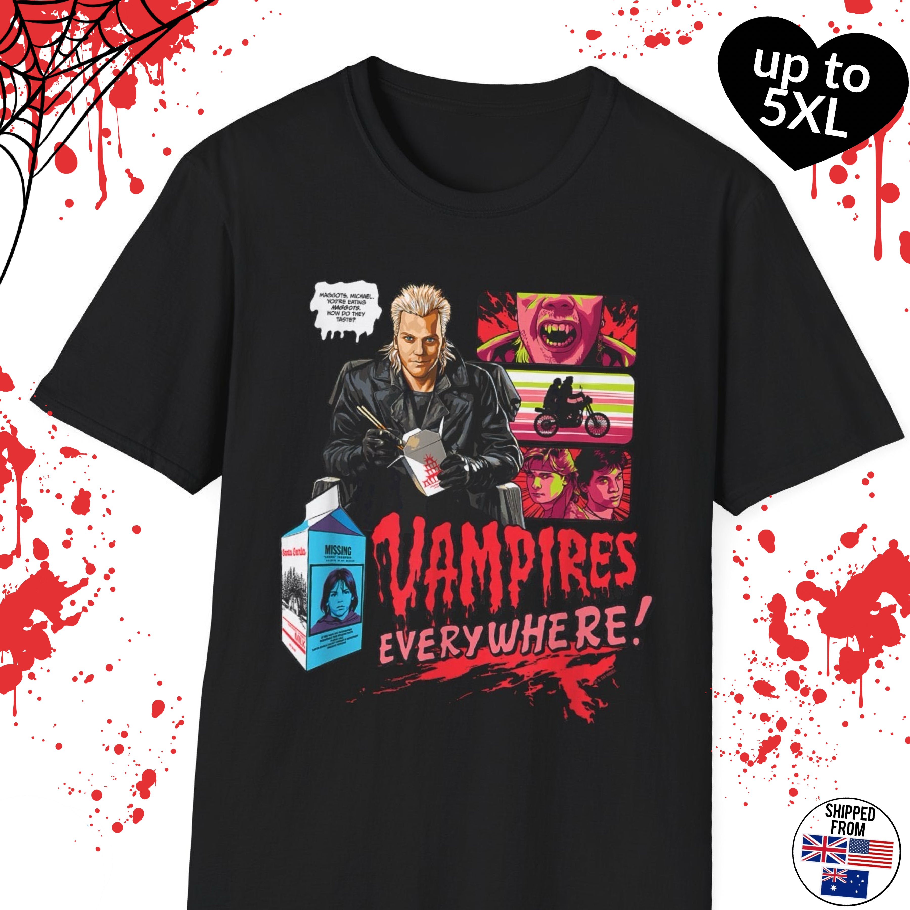 The Lost Boys Vampire tshirt