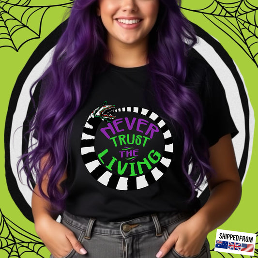 Beetlejuice, Never trust the Living, Halloween Softstyle T-Shirt