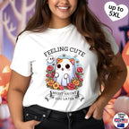 Feeling cute, might haunt you later, Softstyle T-Shirt, Halloween, kawaii, up to 5XL