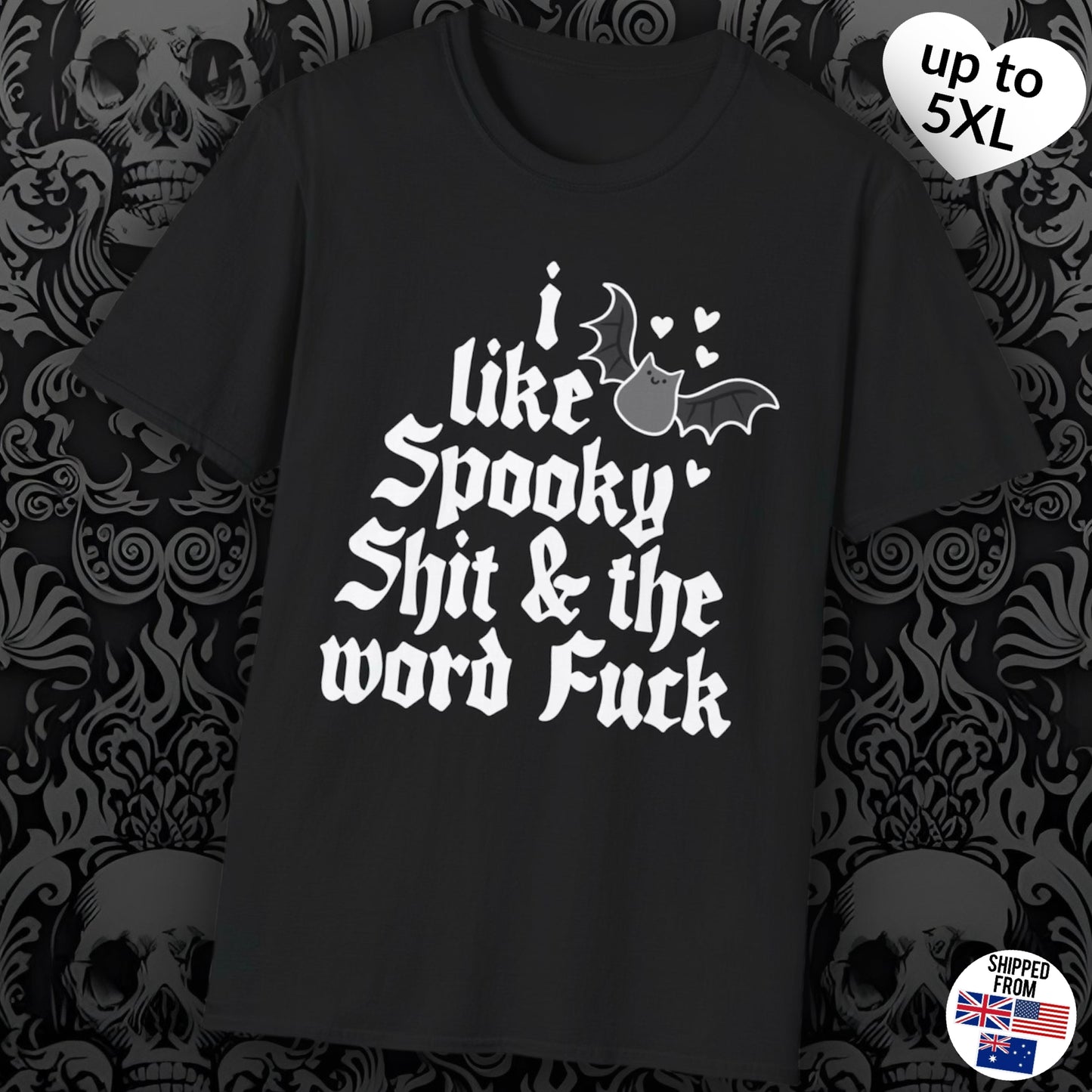 I like spooky sh*t, Halloween  Softstyle T-Shirt