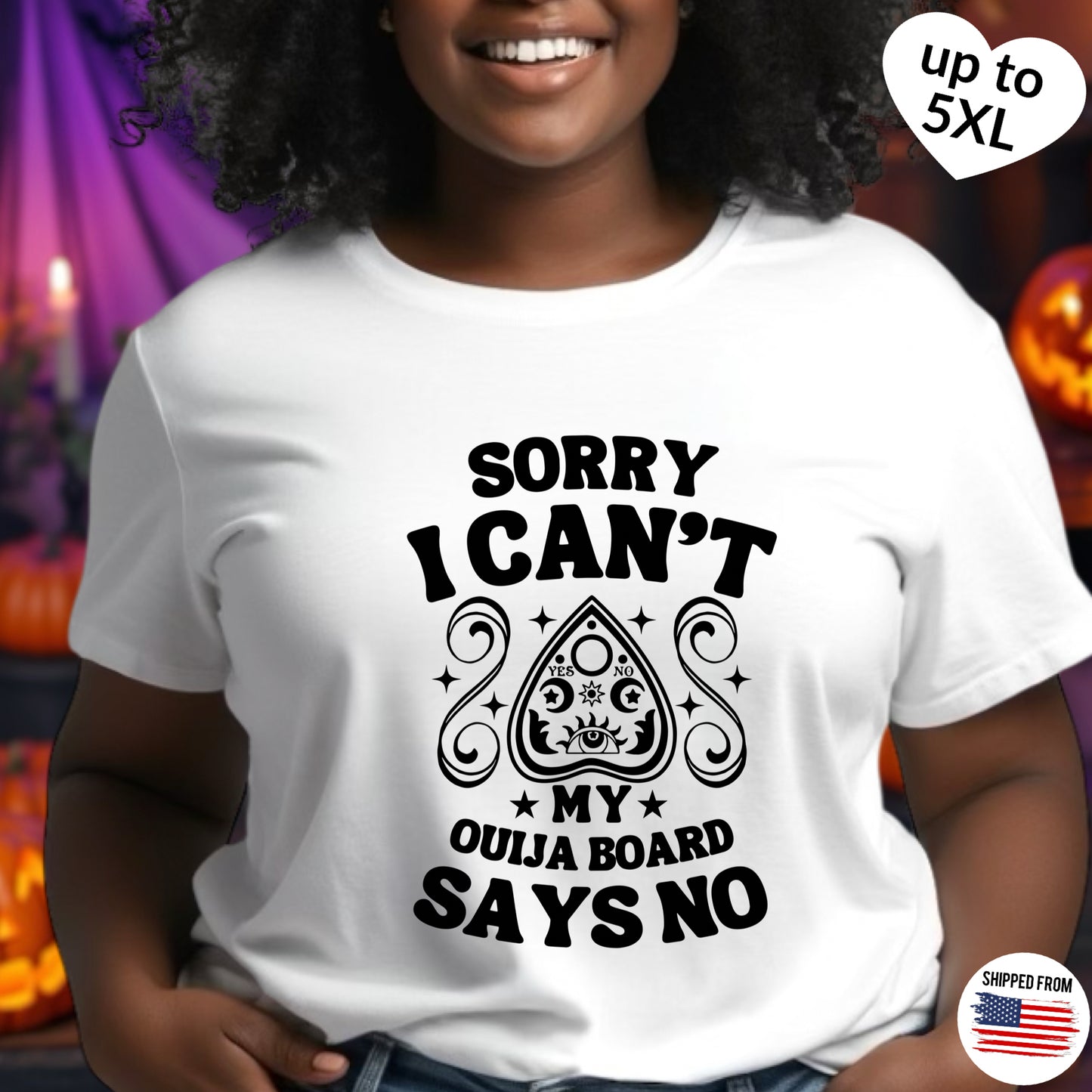 My Ouija Board says NO, Halloween Softstyle T-Shirt