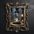 Cute Ghost Fine Art Print, Dark Academia, Goth Wall Decor, Gothic Gallery Wall, Halloween Decor
