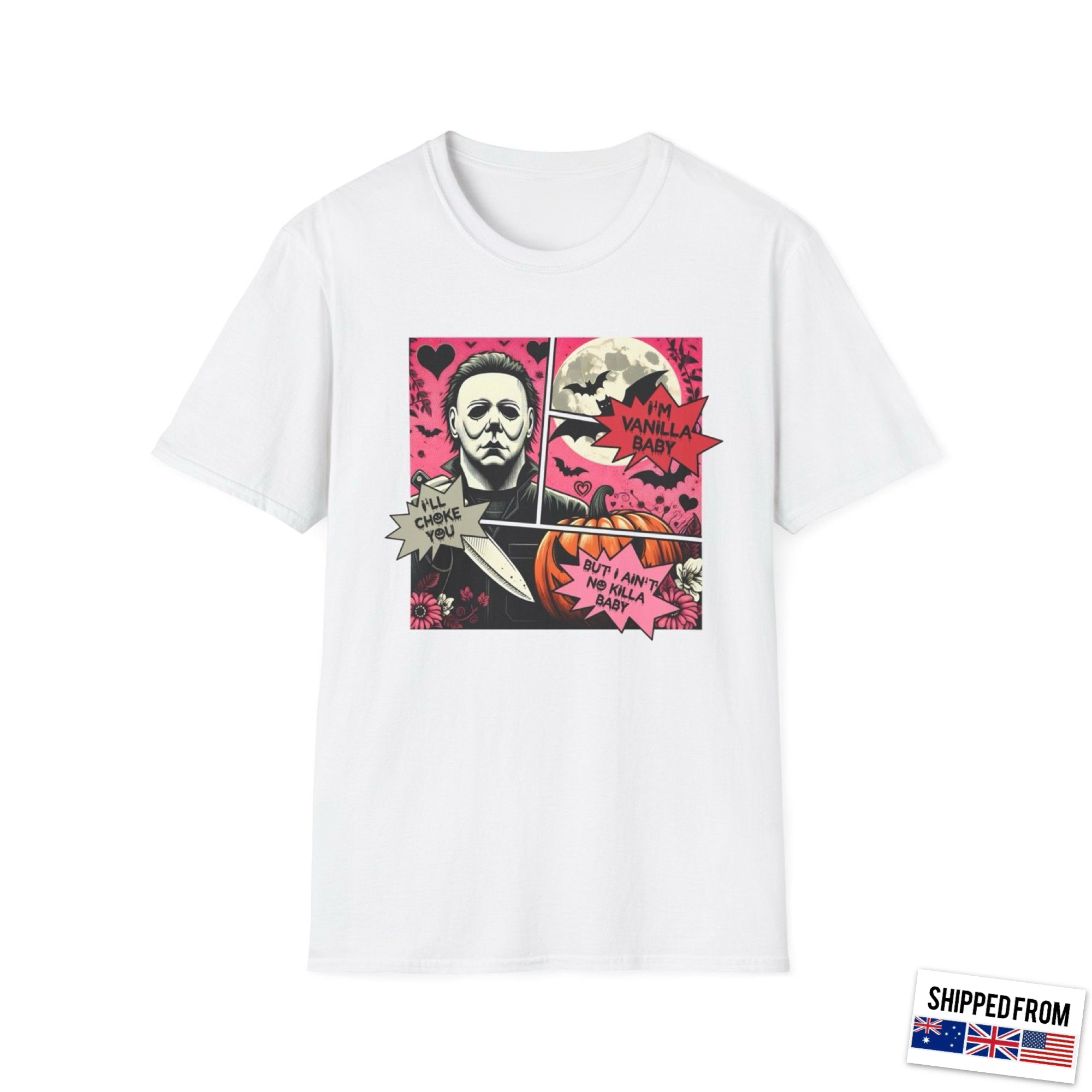 Pastel goth Michael Myers, horror movies, Halloween Softstyle T-Shirt