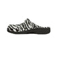 Zebra Print EVA Foam Clogs for Comfortable & Fun Footwear, Garden Shoes, Casual Slippers, Trendy Summer Footwear