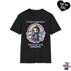 It’s ok to be goth and also love rainbows, T-shirt, up to 5XL, kawaii, pastel goth, pride