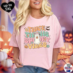 Thick Thighs and Spooky Vibes Softstyle T-Shirt, up to 5XL