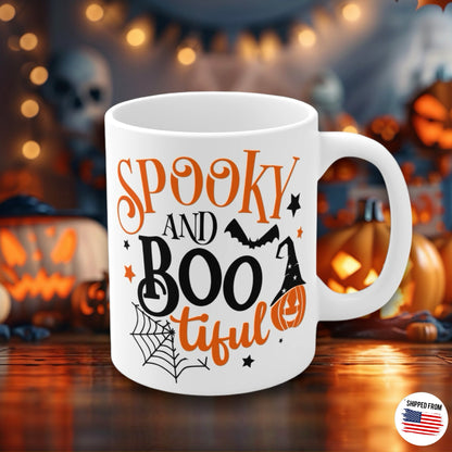 Spooky and Boo-tiful, Halloween Mug