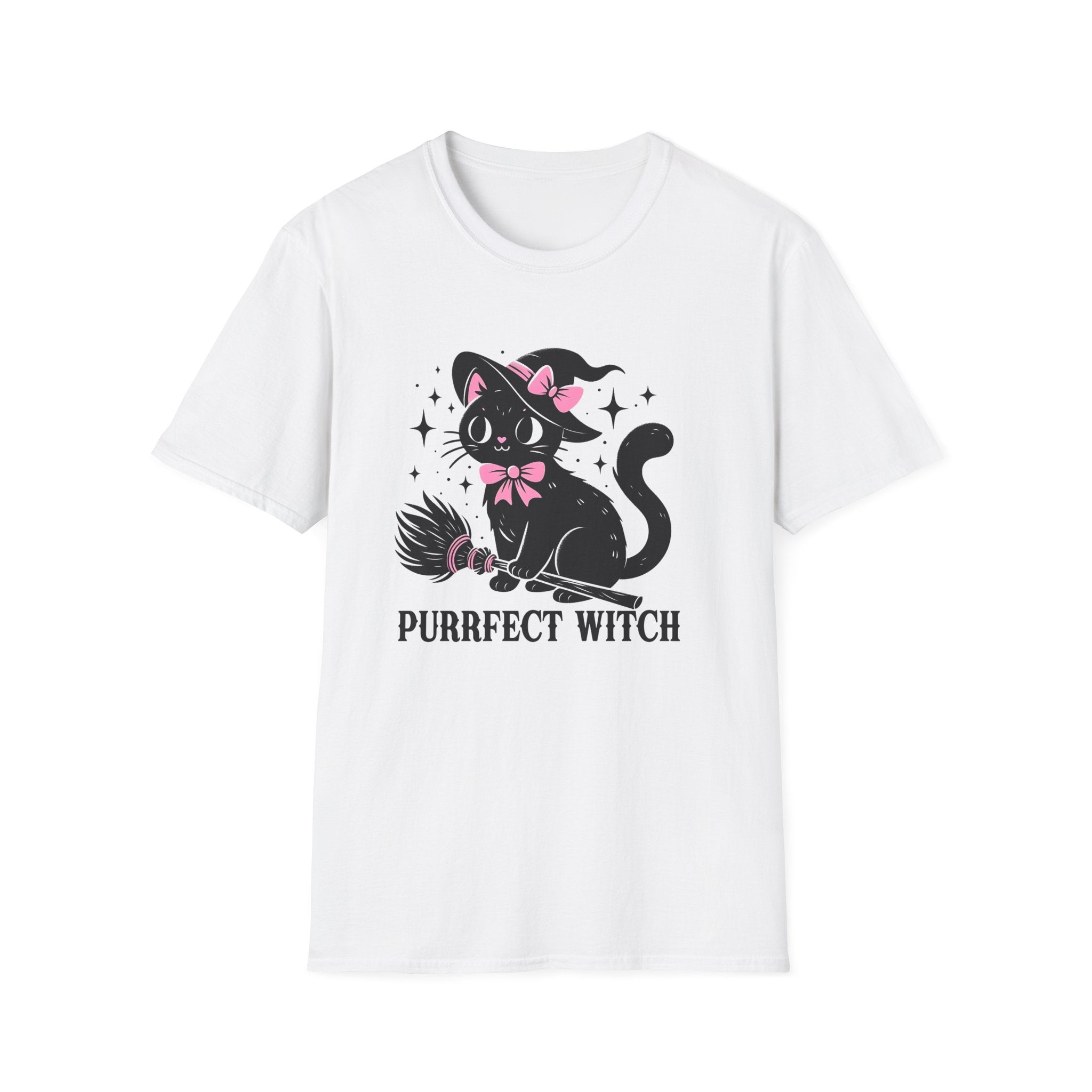 Purrfect Witch, Softstyle T-Shirt