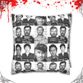 Serial Killer Square Pillowcase, Halloween, Horror