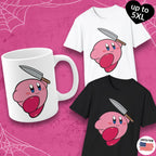 Kirby with knife Mug