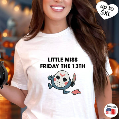 Little Miss Friday the 13th, T-Shirt, up to 5XL, Jason Voorhees, horror movies