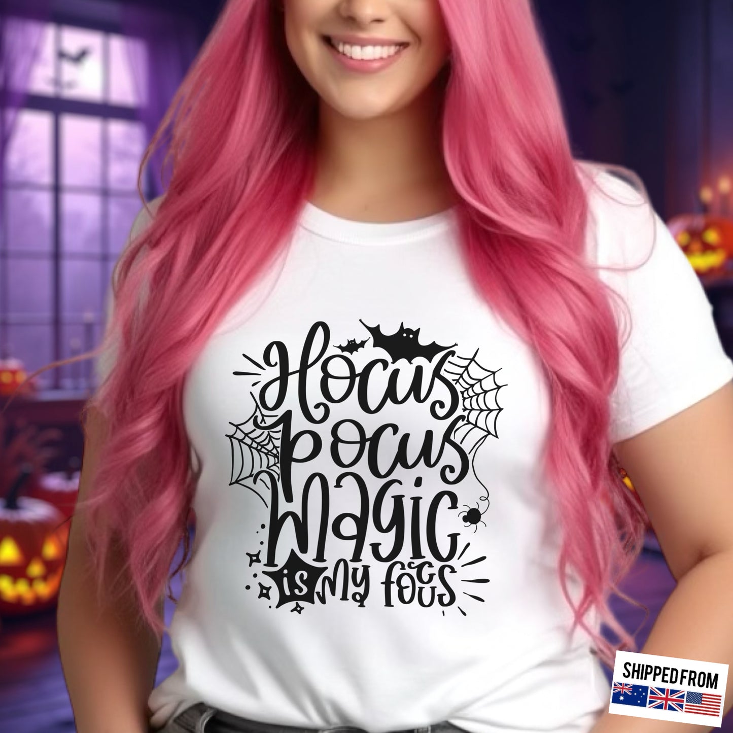 Hocus Pocus, need coffee, Halloween Softstyle T-Shirt