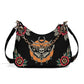 Death Moth Tattoo Vegan Leather Shoulder Handbag