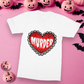 Murder, cute heart design, Softstyle T-Shirt