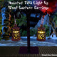 Haunted Tiki Wood Pagoda Light-Up Lantern Earrings (Large color choice)