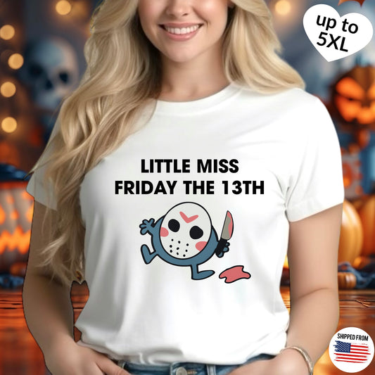 Little Miss Friday the 13th, T-Shirt, up to 5XL, Jason Voorhees, horror movies