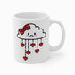 Cute sad cloud Mug, kawaii