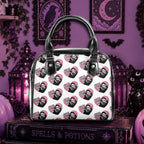 Ghostface Call Me Vegan Leather Handbag, Horror Movies, pastel goth