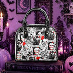 Horror Movies Vegan Leather Handbag, tarot cards, Halloween 