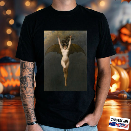 Vampire Bat Lady, Nadja, goth, Short Sleeve T-Shirt