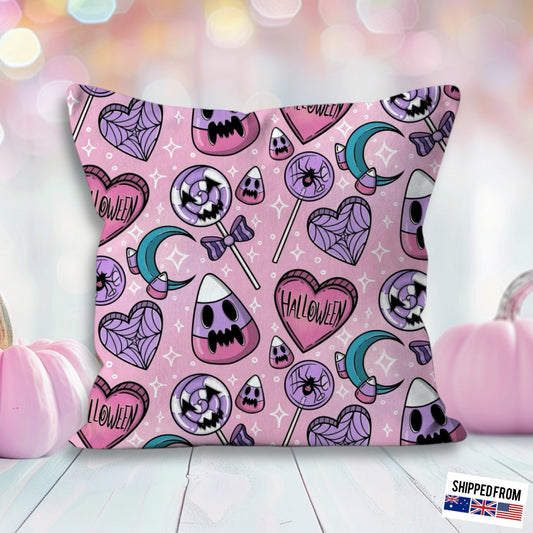 Spooky cute pastel Halloween Cushion