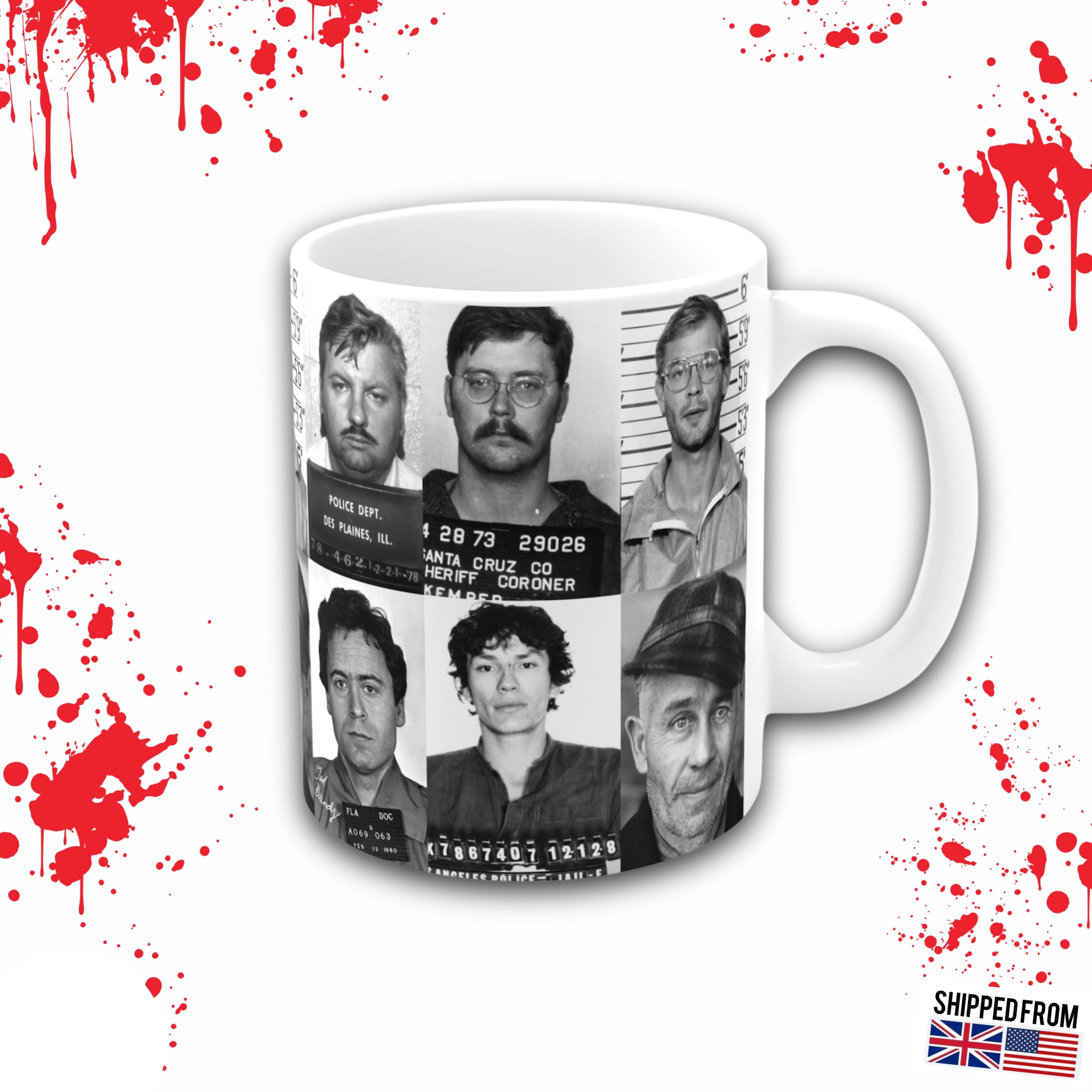 Serial Killer Mug, True Crime, Horror, Halloween