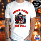 Horror movies and chill Softstyle T-Shirt, Freddy Krueger, Horror Movies