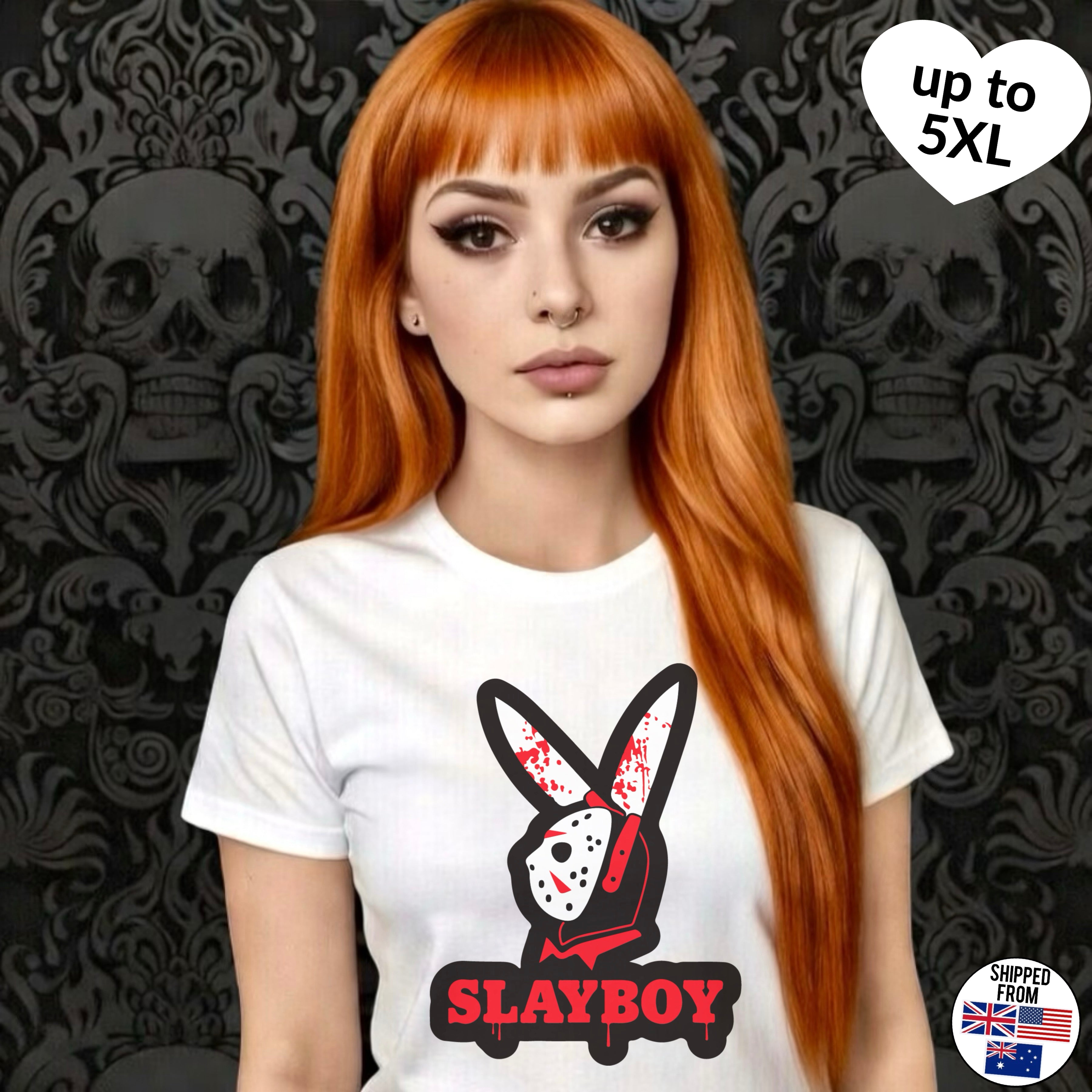 Slayboy, Horror Movie Softstyle T-Shirt, up to 5XL