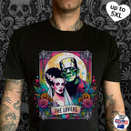 Frankenstein Tarot Card Softstyle T-Shirt, up to 5XL, Horror Movies, Halloween