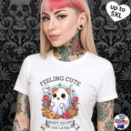 Feeling cute, might haunt you later, Softstyle T-Shirt, Halloween, kawaii, up to 5XL