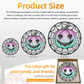 Pastel goth pumpkin glass handcrafted suncatcher, Halloween
