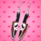 Ghostface earrings