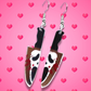 Ghostface earrings