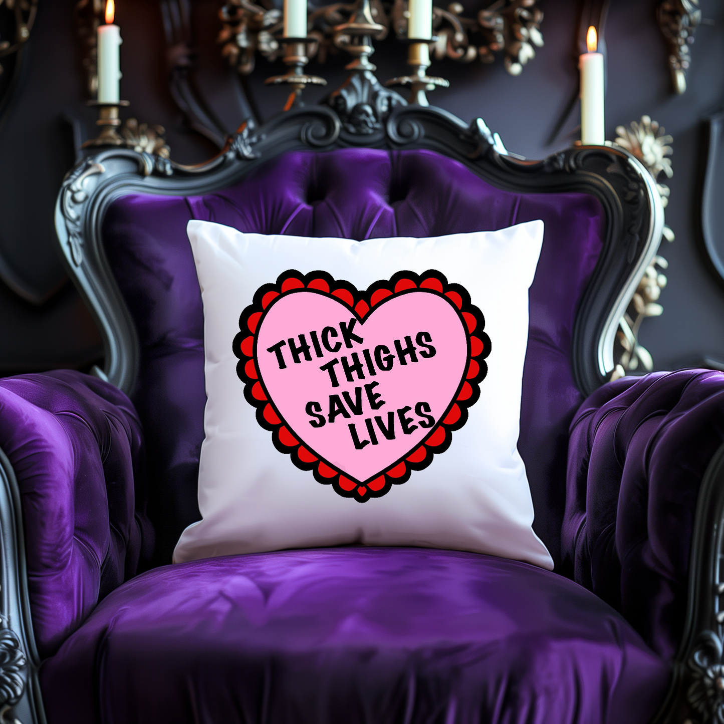 Thick Thighs Save Lives Cushion