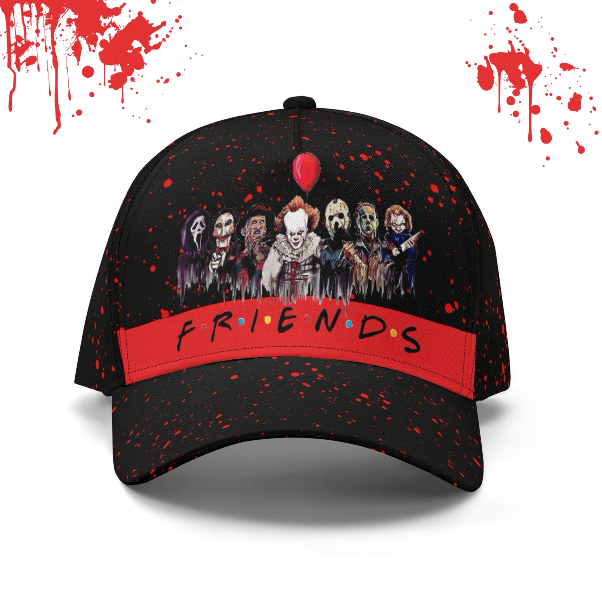 Horror movies friends baseball cap