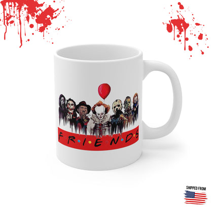 Killer Friends Mug, Horror Movies, Halloween