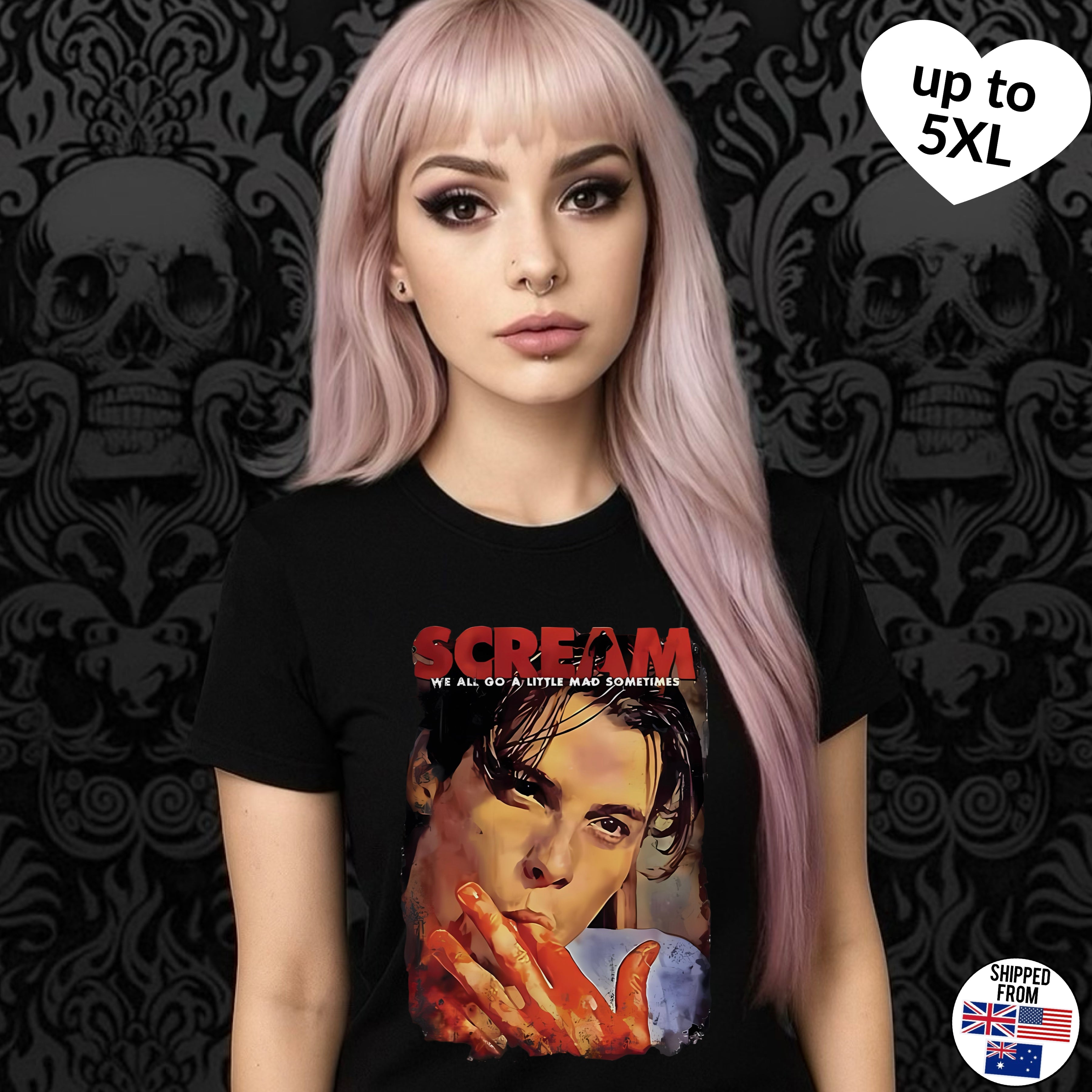 Billy Loomis Scream Ghostface tshirt