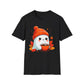 Cute ghost, caffeinated, Halloween, Softstyle T-Shirt