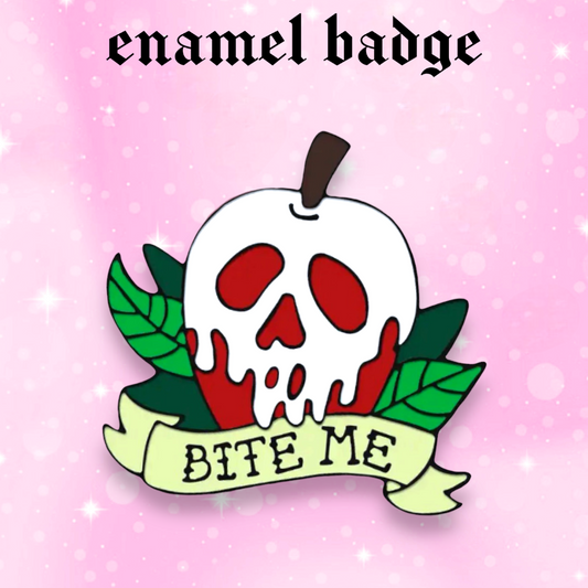 Poison Apple enamel pin badge, Strange Dollz Boudoir