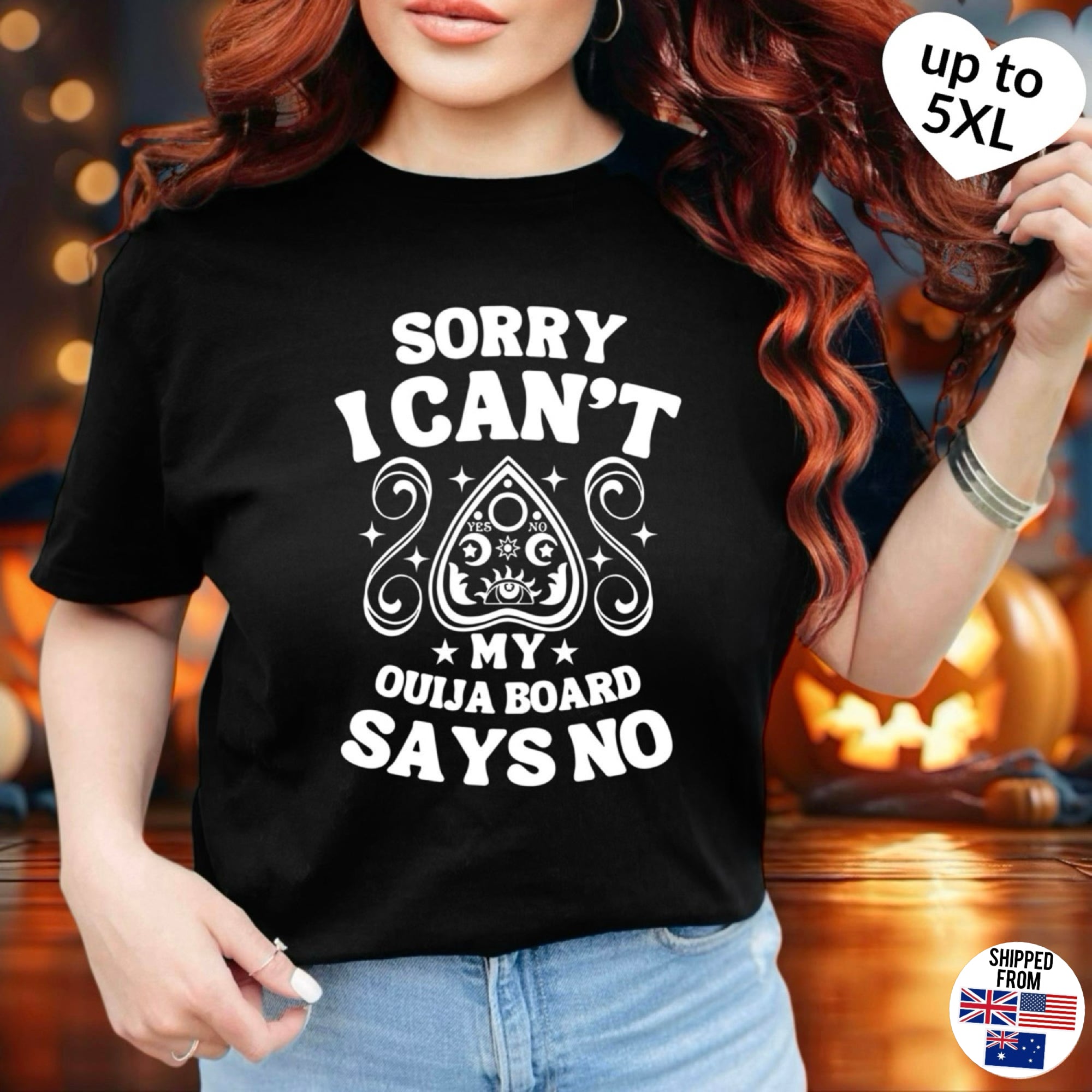 My Ouija Board says NO, Halloween Softstyle T-Shirt