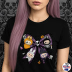 Spooky Labubu Coquette T-shirt, Halloween