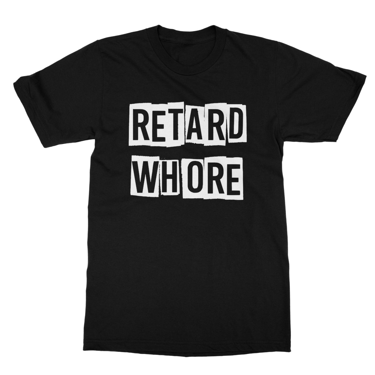 Retard Wh*re, psychobilly Softstyle T-Shirt