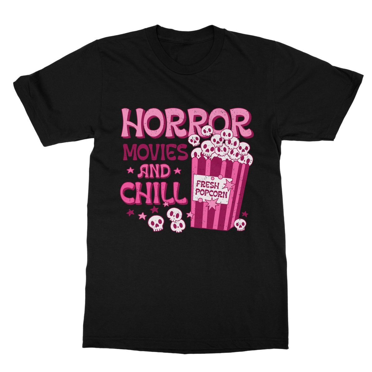 Horror movies and Chill, Halloween, Softstyle T-Shirt