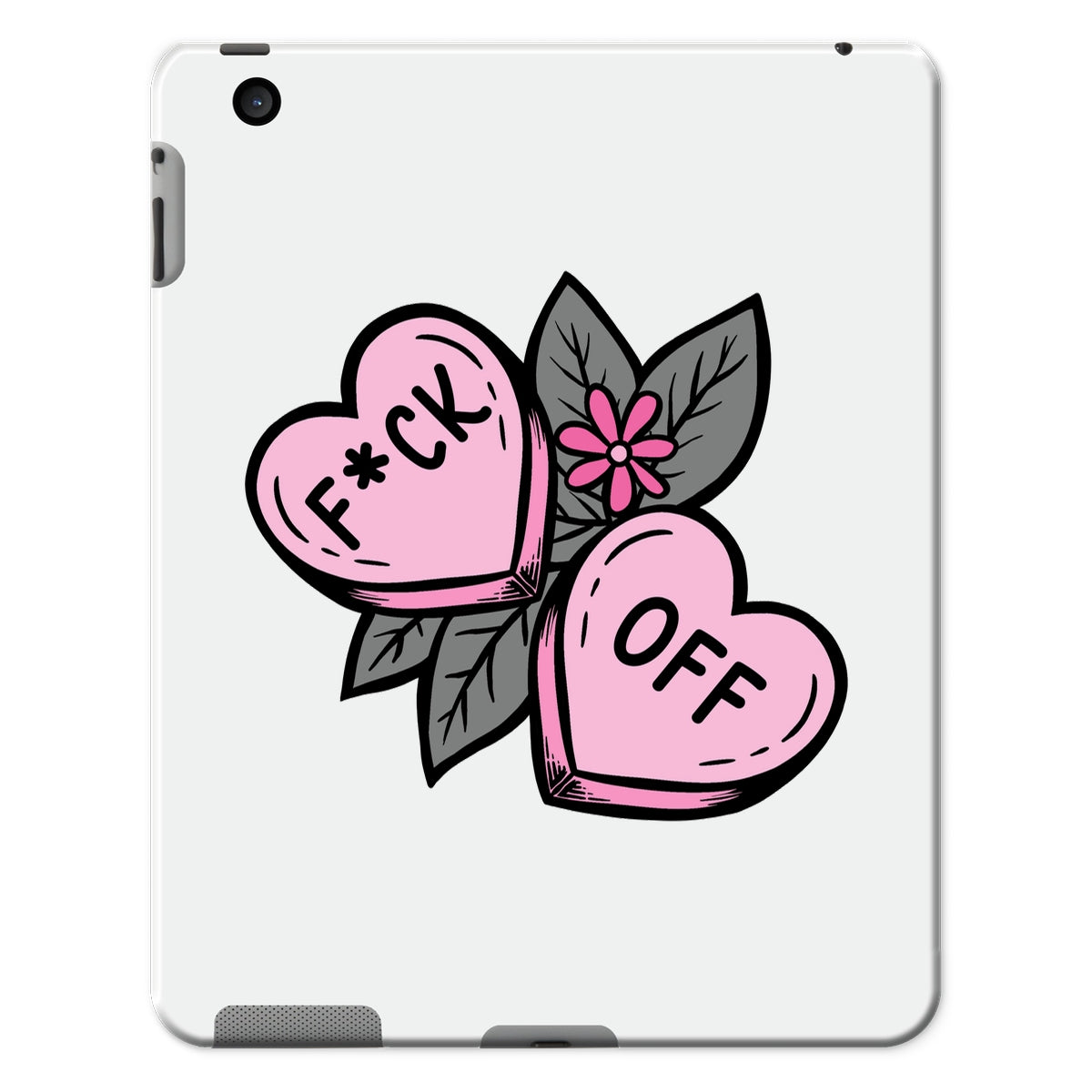 F*ck Off cute tattoo design Tablet Cases