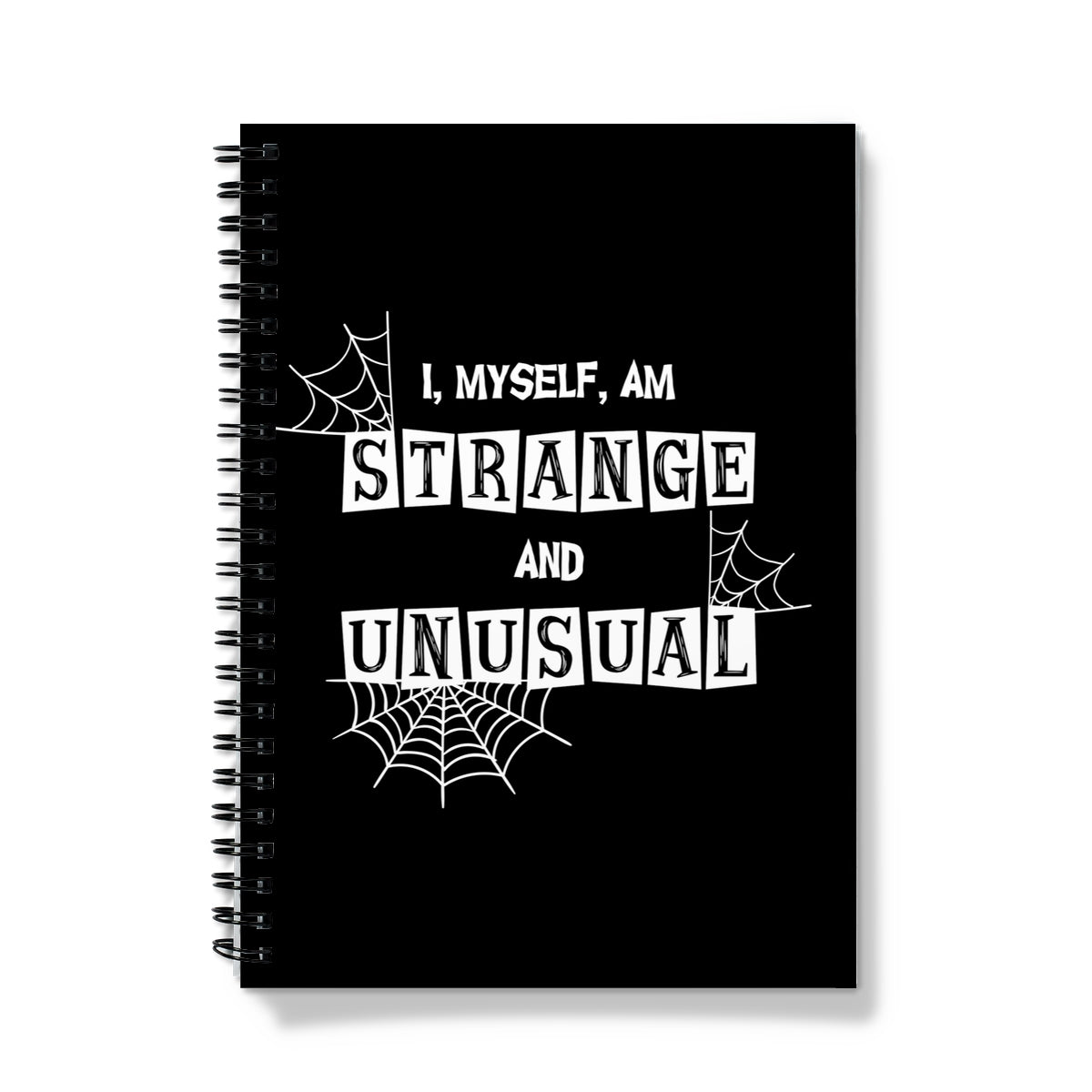 Strange and Unusual, Beetlejuice, Halloween, Notebook