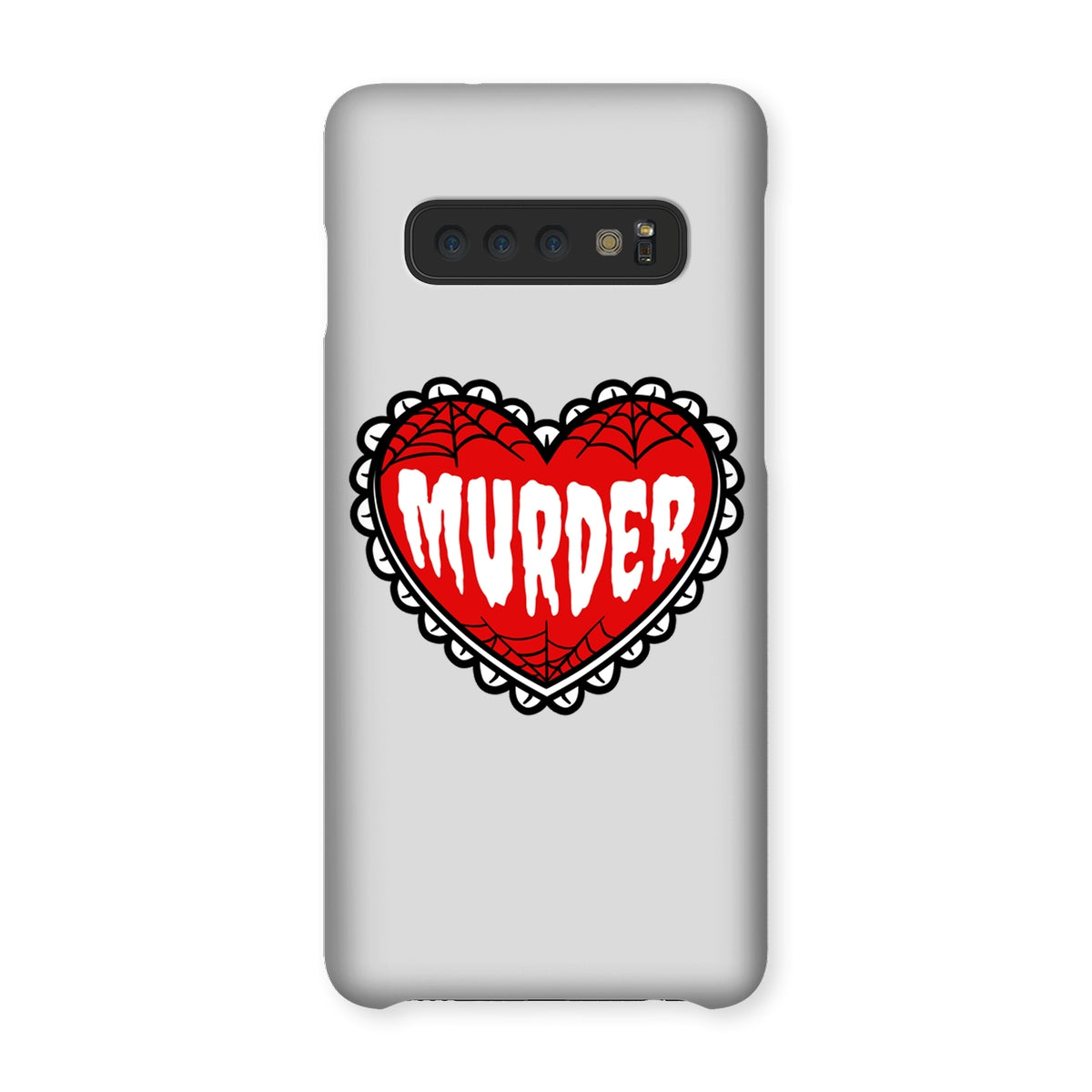 Murder, cute heart design Snap Phone Case