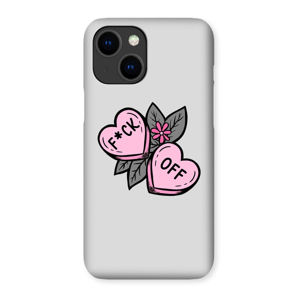 F*ck Off cute tattoo design Snap Phone Case